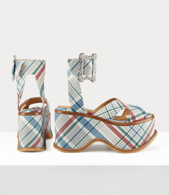 Vivienne Westwood london sandal in madras check